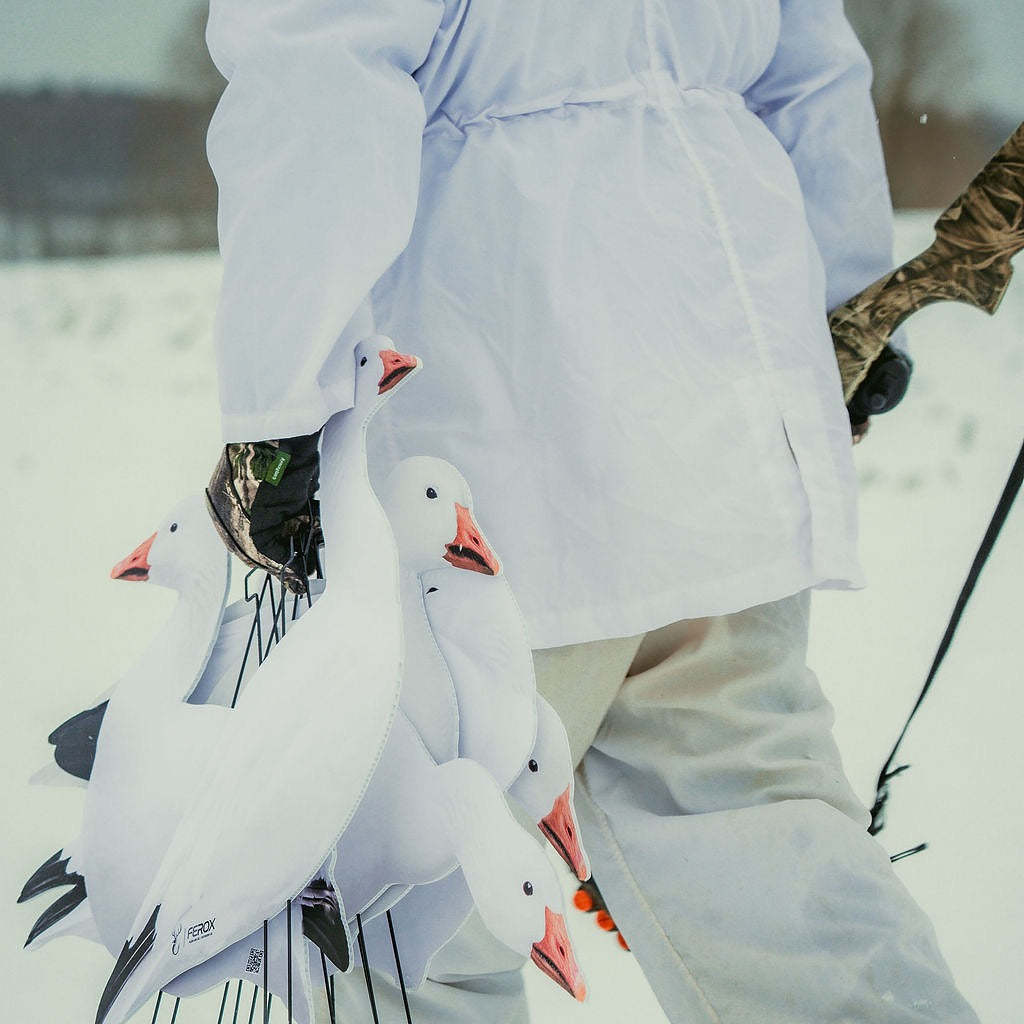 Snow Goose Silhouette Decoys