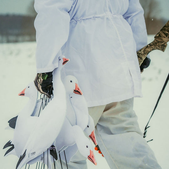 Snow Goose Silhouette Decoys