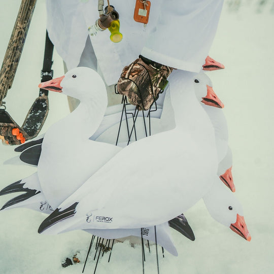 Snow Goose Silhouette Decoys