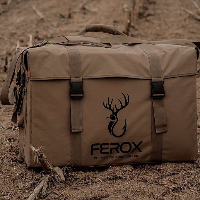 FEROX Flyway Series - Canada Goose Silhouette Decoys – 60 Pack &amp; Classic Khaki Bag